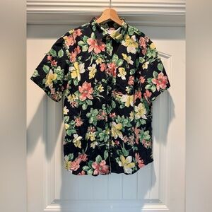Men’s floral button down shirt